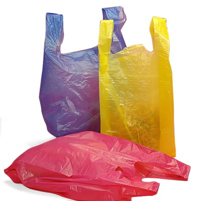 Wholesale plastic shopping bag vest t shirt bag