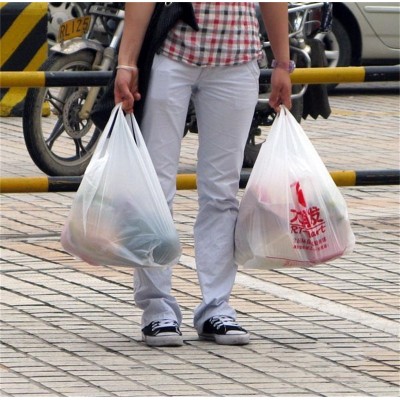 Supermarket PE plastic shopping bags