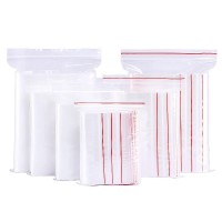 pe Ziplock bag Transparent Resealable Food Grade Plastic Bags